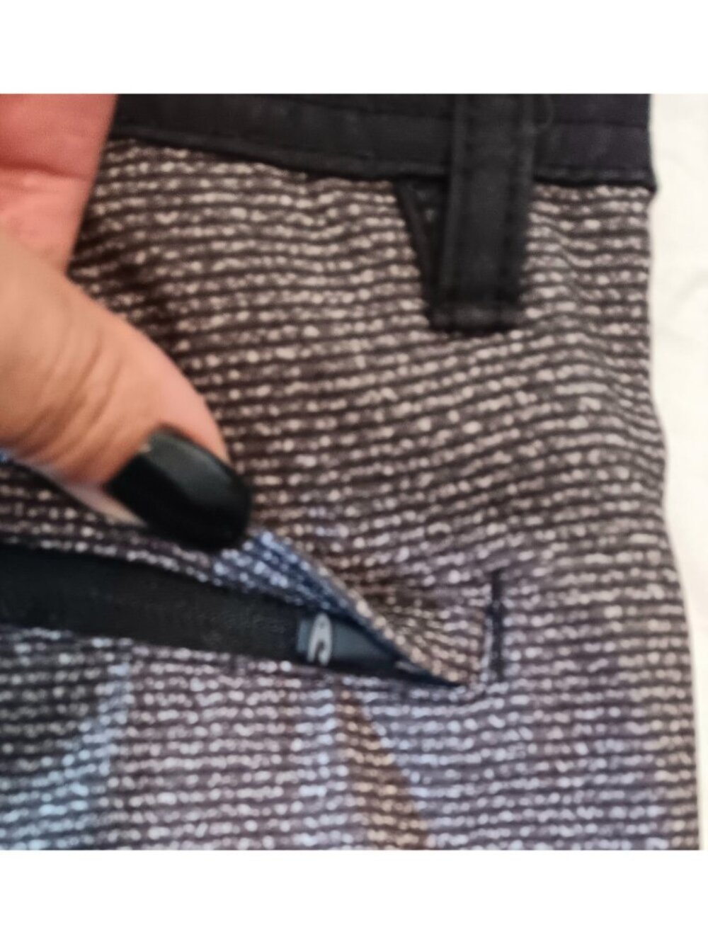 O'Neill Hybrid Board Shorts 32 Gray Black Zipper Pockets Men's Swimsuit - Picture 9 of 13
